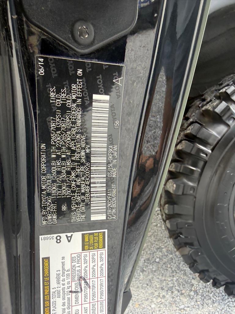 Toyota FJ Cruiser 4WD AT 2014