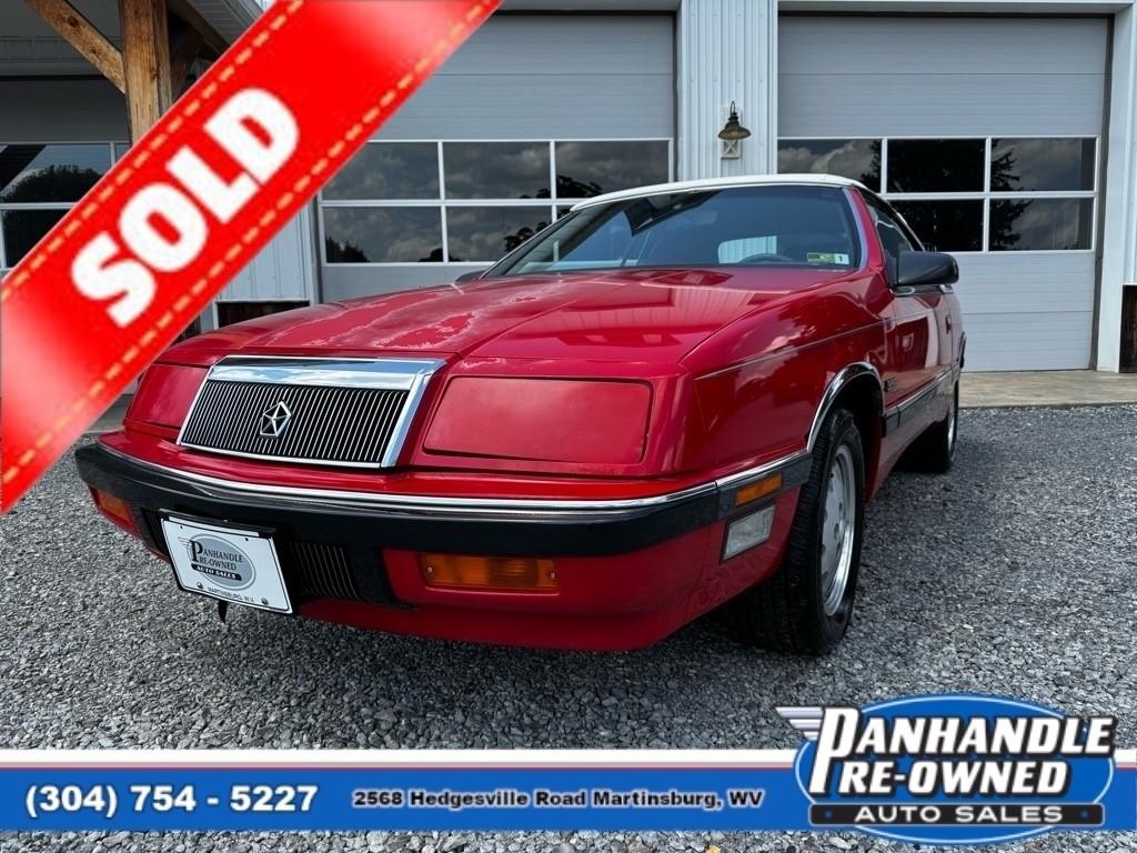 1989 Chrysler LeBaron Premium Convertible