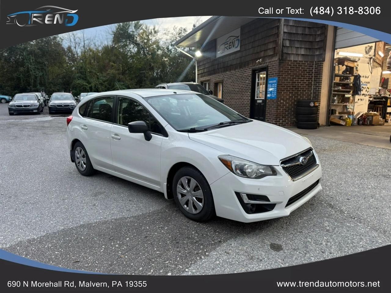 2016 Subaru Impreza 2.0i PZEV 5M 5-Door