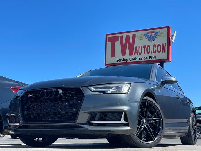 Gray 2018 Audi S4 3.0T quattro Premium Plus Sedan AWD Sedan All-Wheel Drive Automatic
