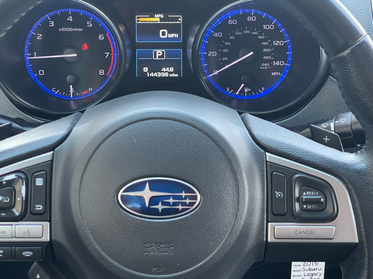 Subaru Legacy 2.5i Premium 2015
