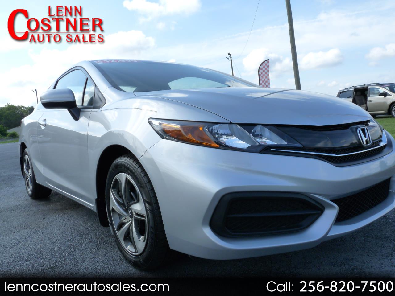 Used 2015 Honda Civic LX Coupe CVT for Sale in Alexandria AL 36250 Lenn Costner Auto Sales