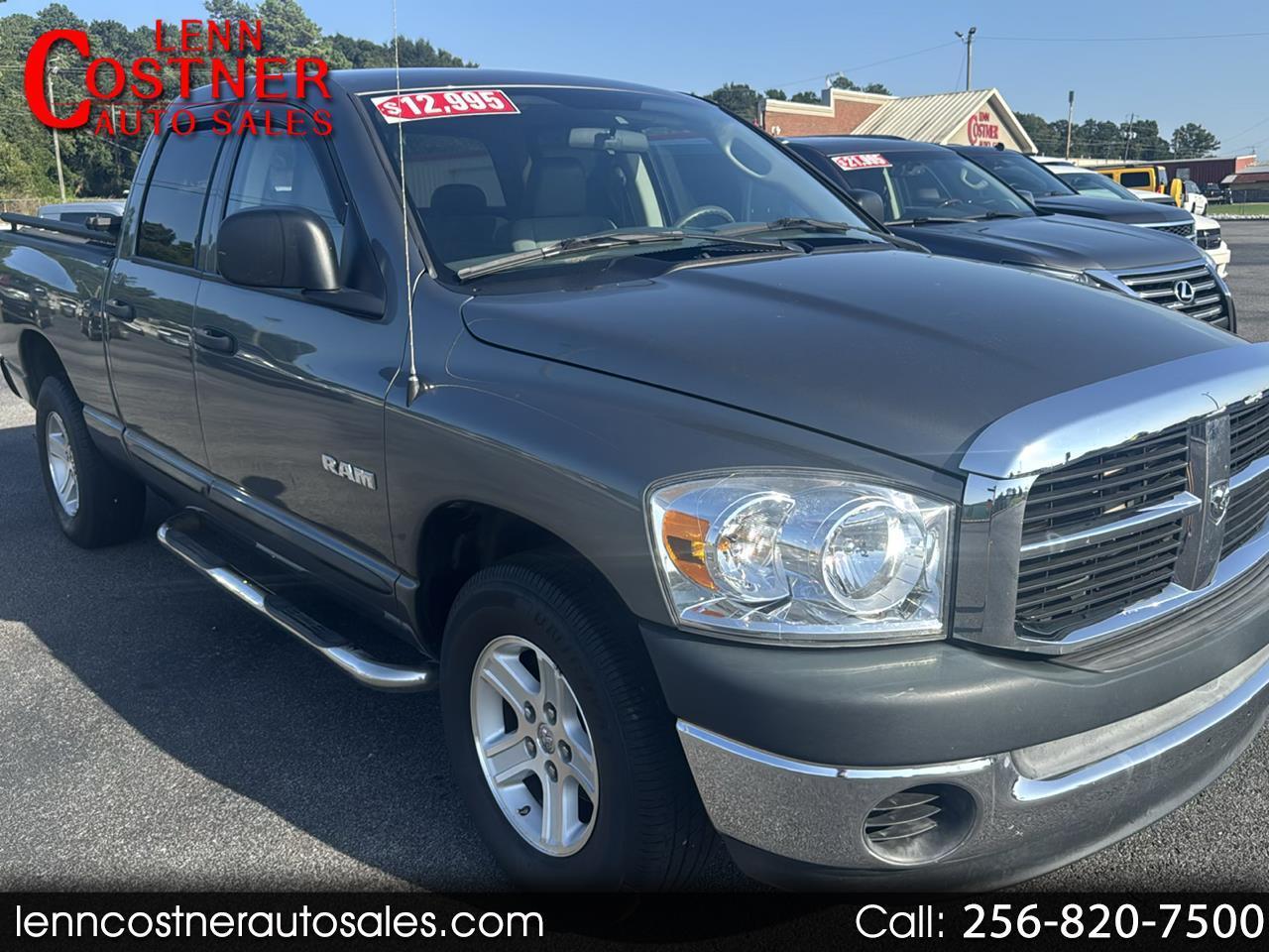 Dodge Ram 1500 SXT Quad Cab Long Bed 2WD 2008