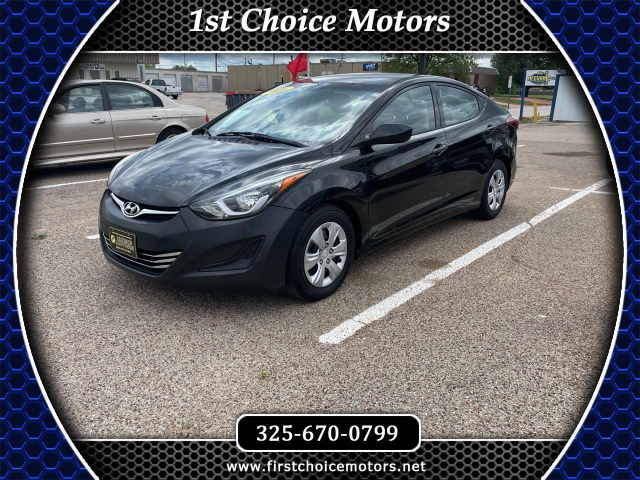 2016 Hyundai Elantra SE