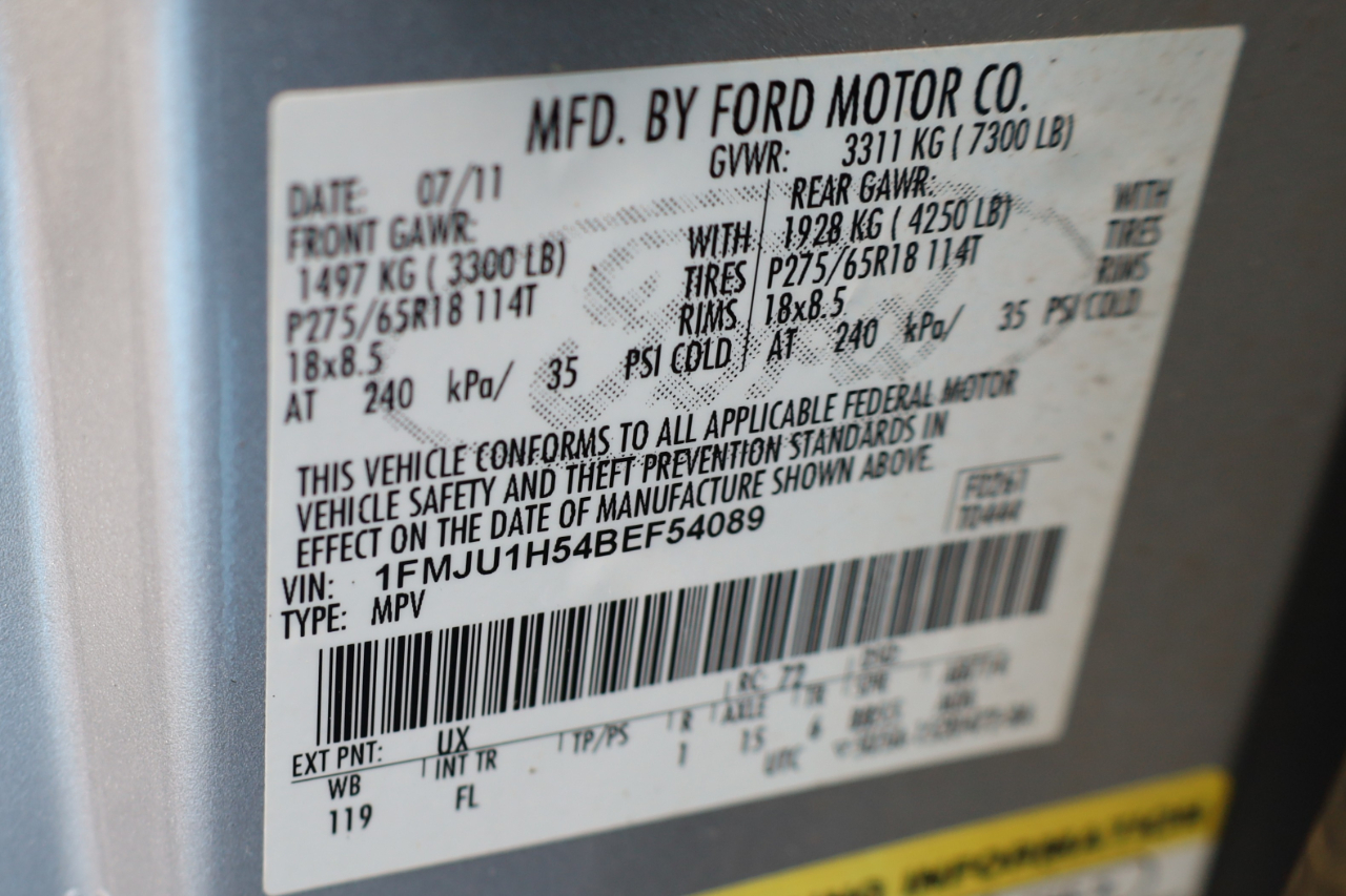 Ford Expedition 2WD 4dr XLT 2011 Ford Expedition 2WD 4dr XLT 2011