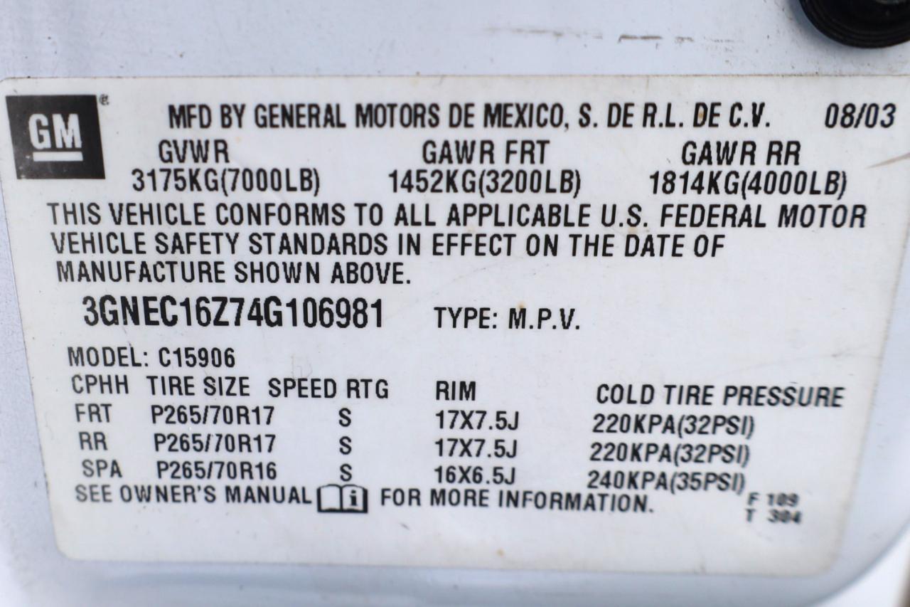 Chevrolet Suburban 4dr 1500 LT 2004