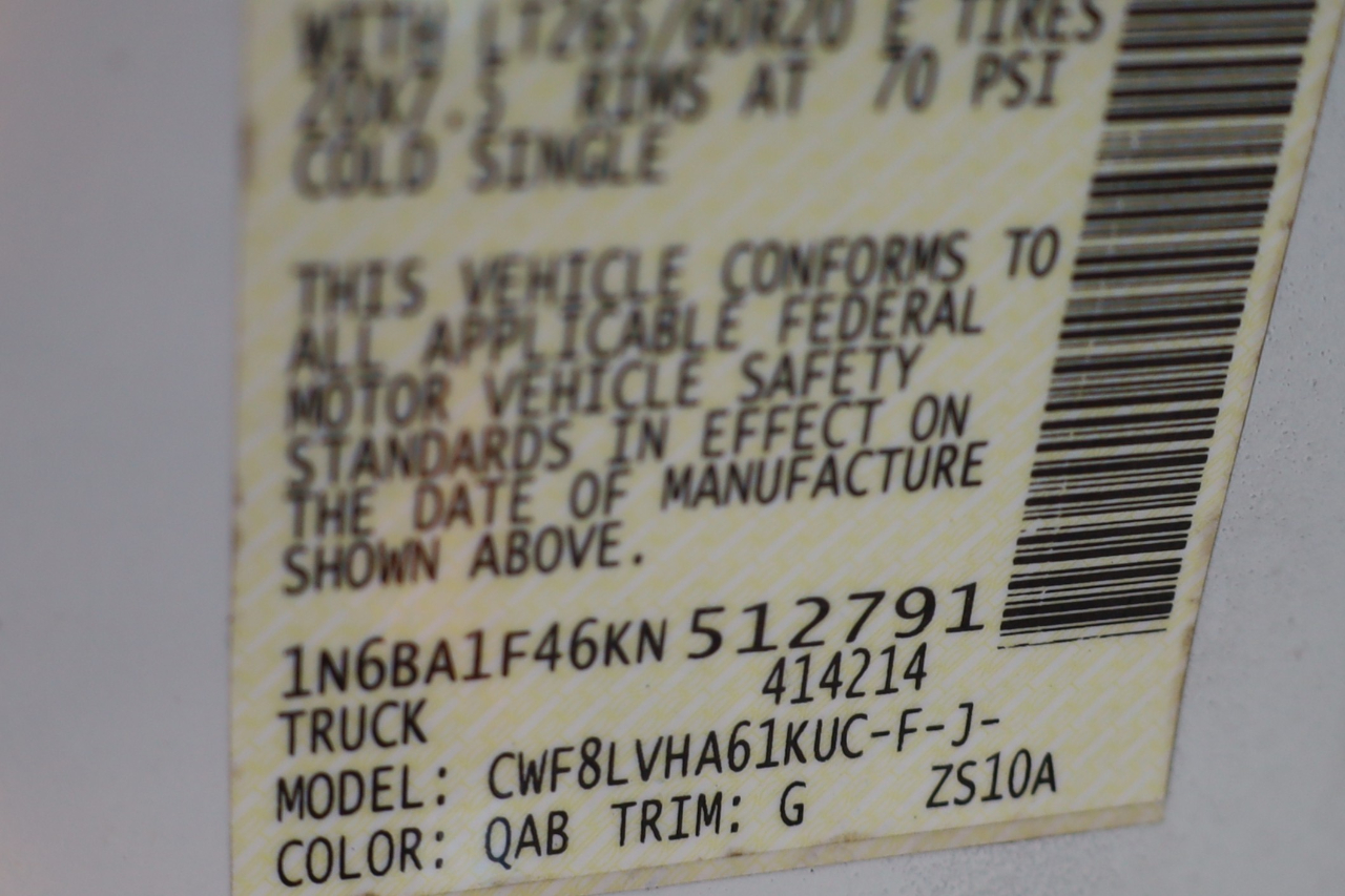 Nissan Titan XD 4x4 Diesel Crew Cab SL 2019