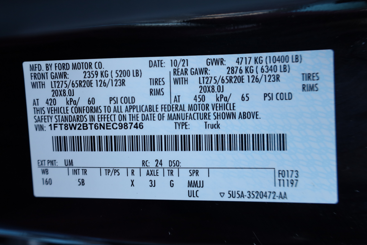 Ford Super Duty F-250 SRW Lariat 4WD Crew Cab 6.75' Box 2022