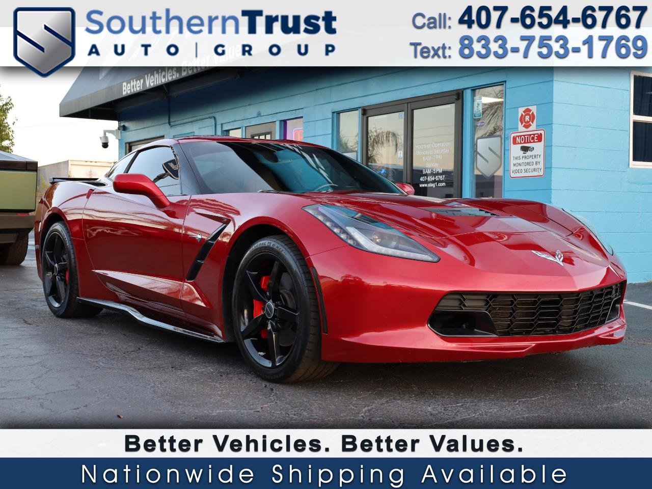 2014 Chevrolet Corvette Stingray 2dr Cpe w/2LT