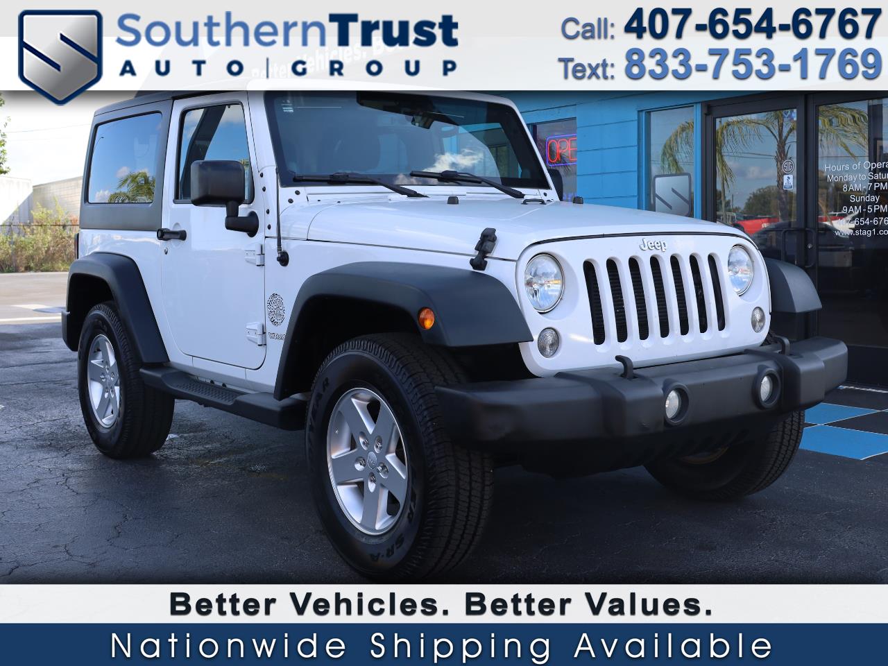 Jeep Wrangler 4WD 2dr Sport 2014