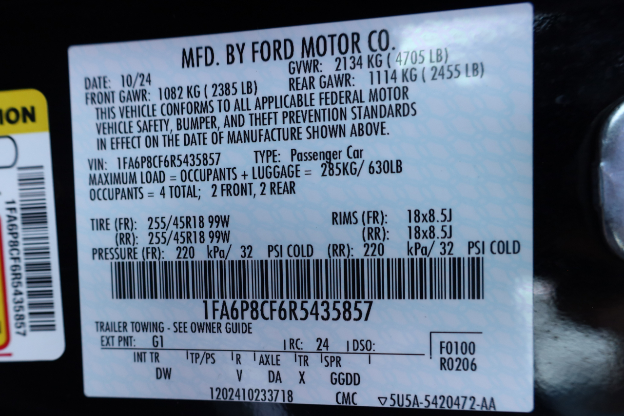 Ford Mustang GT Fastback 2024