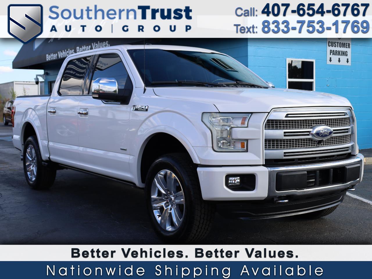 Ford F-150 4WD SuperCrew 145" Platinum 2015