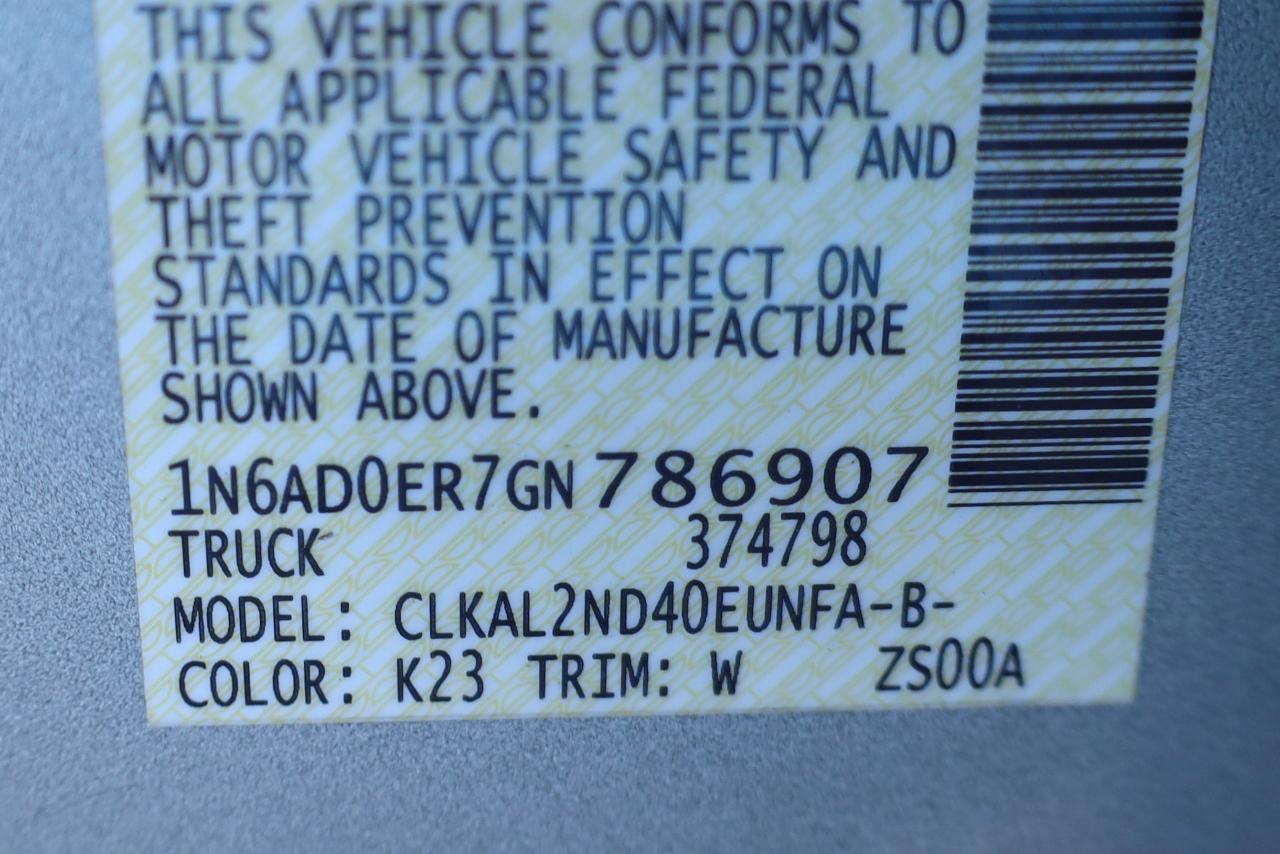 Nissan Frontier 2WD Crew Cab SWB Auto SV 2016