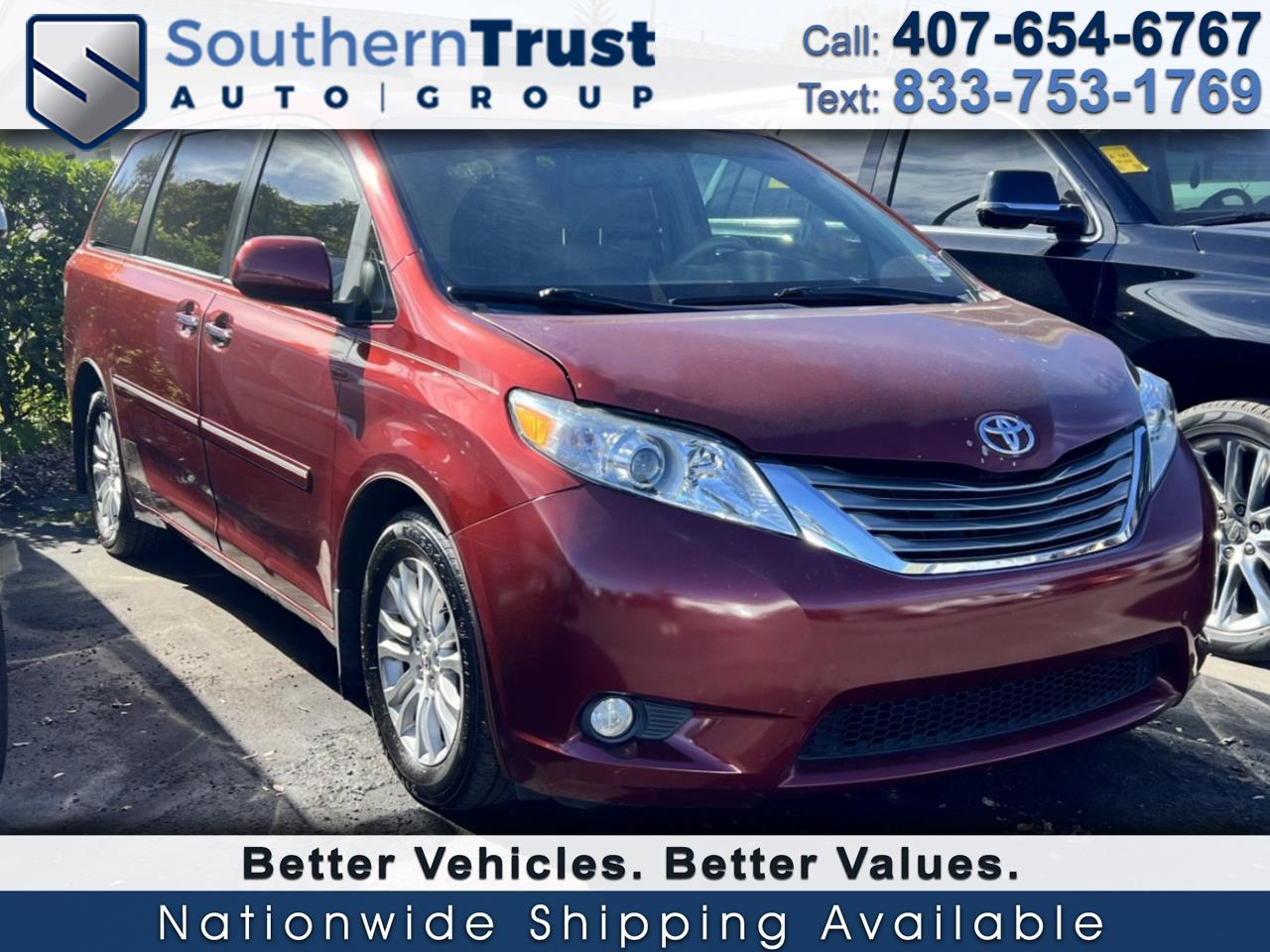 Toyota Sienna 5dr 7-Pass Van V6 XLE AAS FWD (Natl) 2011