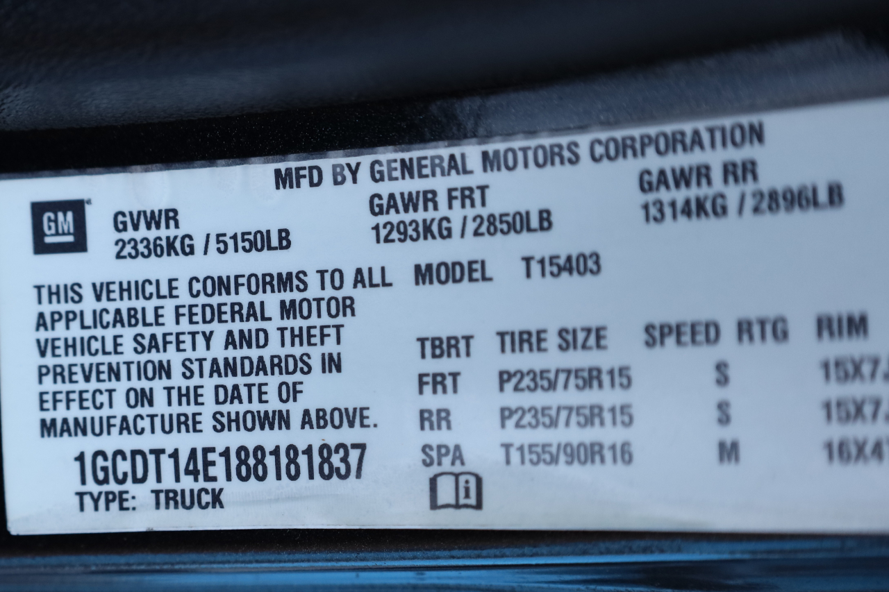 Chevrolet Colorado 4WD Reg Cab 111.2" LT w/1LT 2008