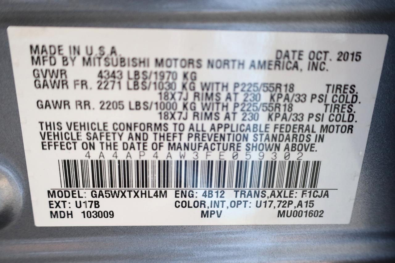 Mitsubishi Outlander Sport 2WD 4dr CVT 2.4 GT 2015