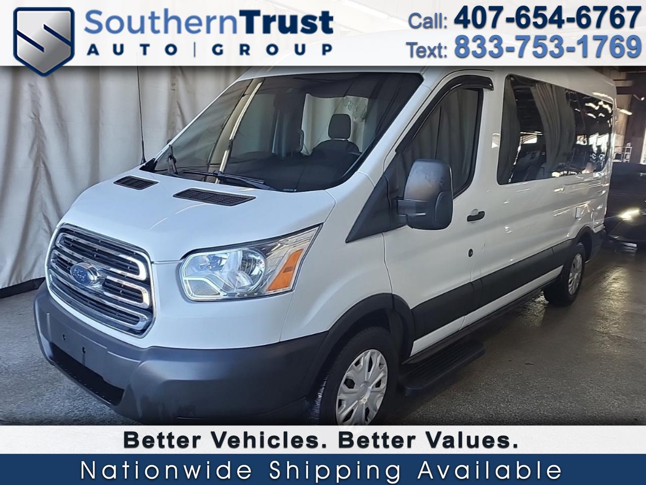 Ford Transit Passenger Wagon T-350 148" Med Roof XLT Sliding RH Dr 2019