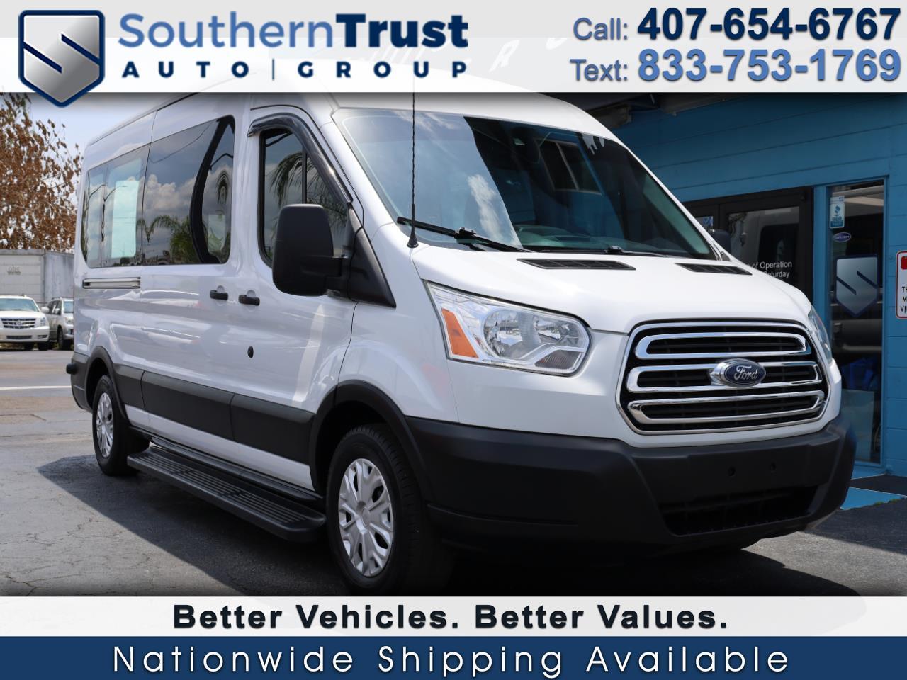 Ford Transit Passenger Wagon T-350 148" Med Roof XLT Sliding RH Dr 2019