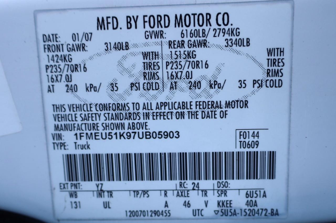 Ford Explorer Sport Trac 4WD 4dr V6 XLT 2007