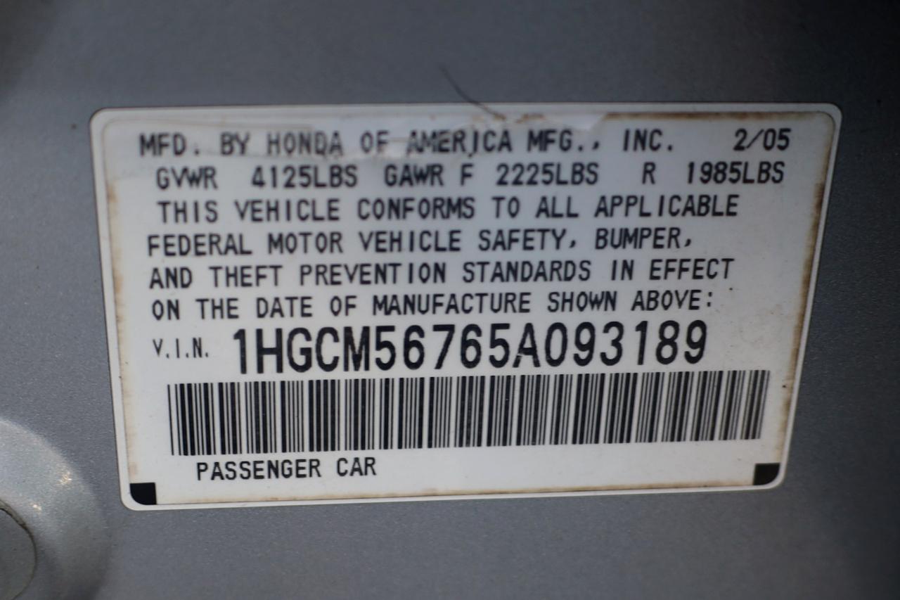 Honda Accord Sdn EX AT 2005