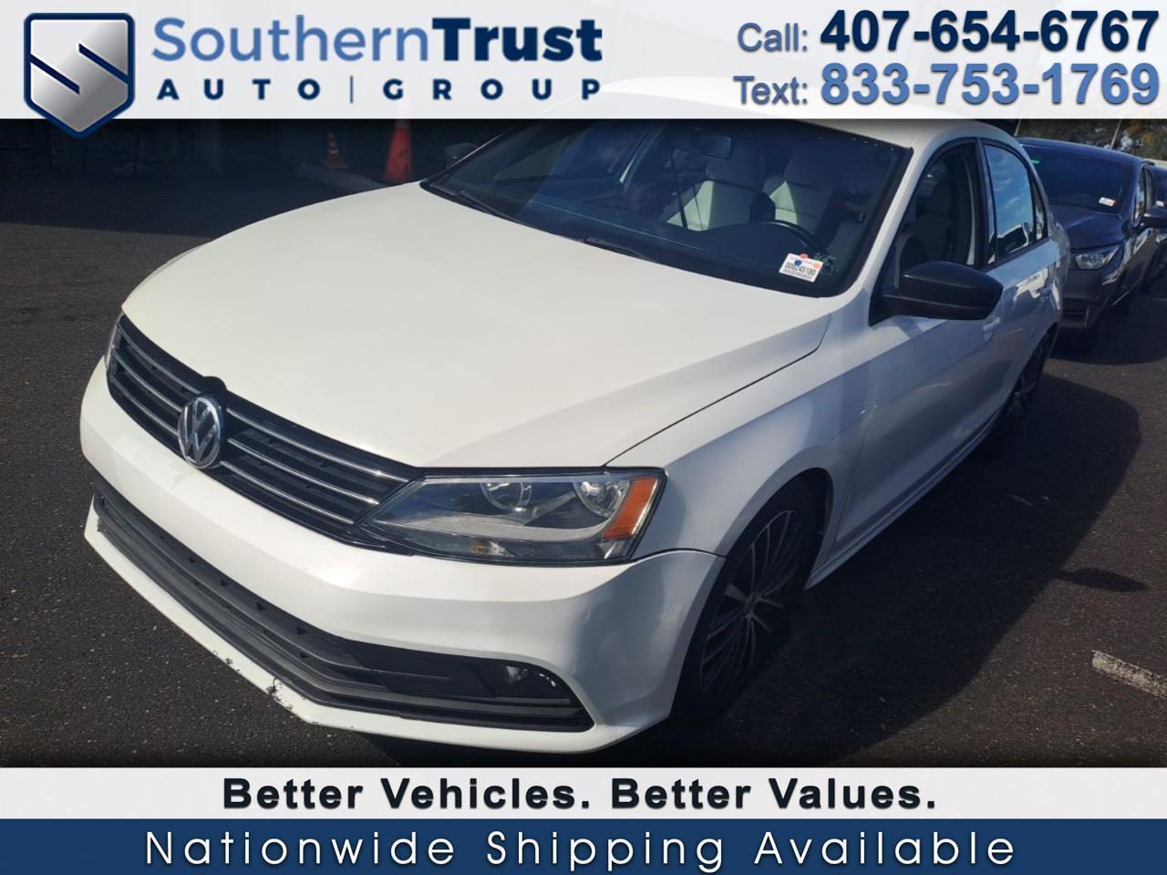 Volkswagen Jetta Sedan 4dr Auto 1.8T Sport PZEV 2016