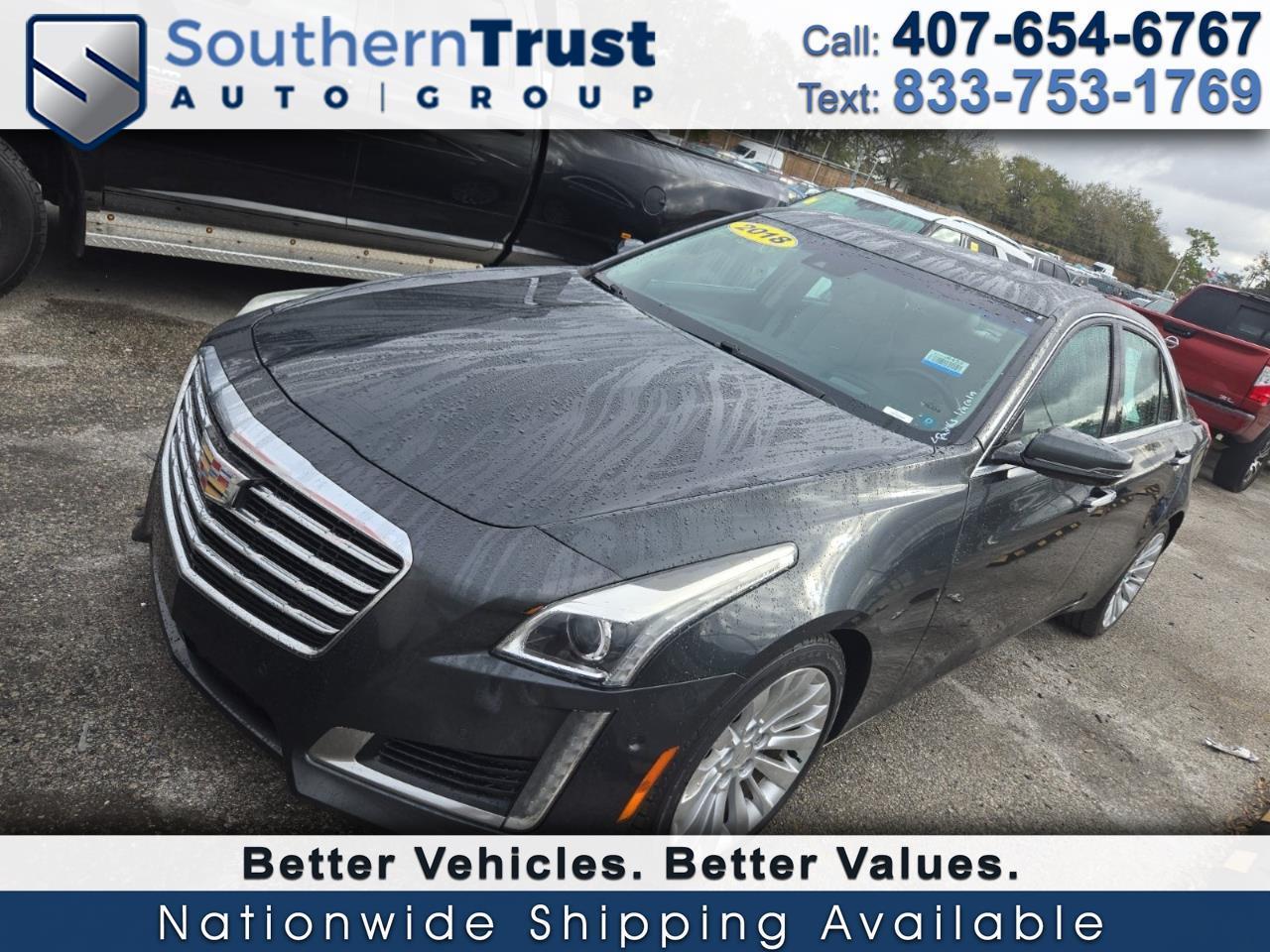 2018 Cadillac CTS Sedan 4dr Sdn 3.6L Premium Luxury RWD