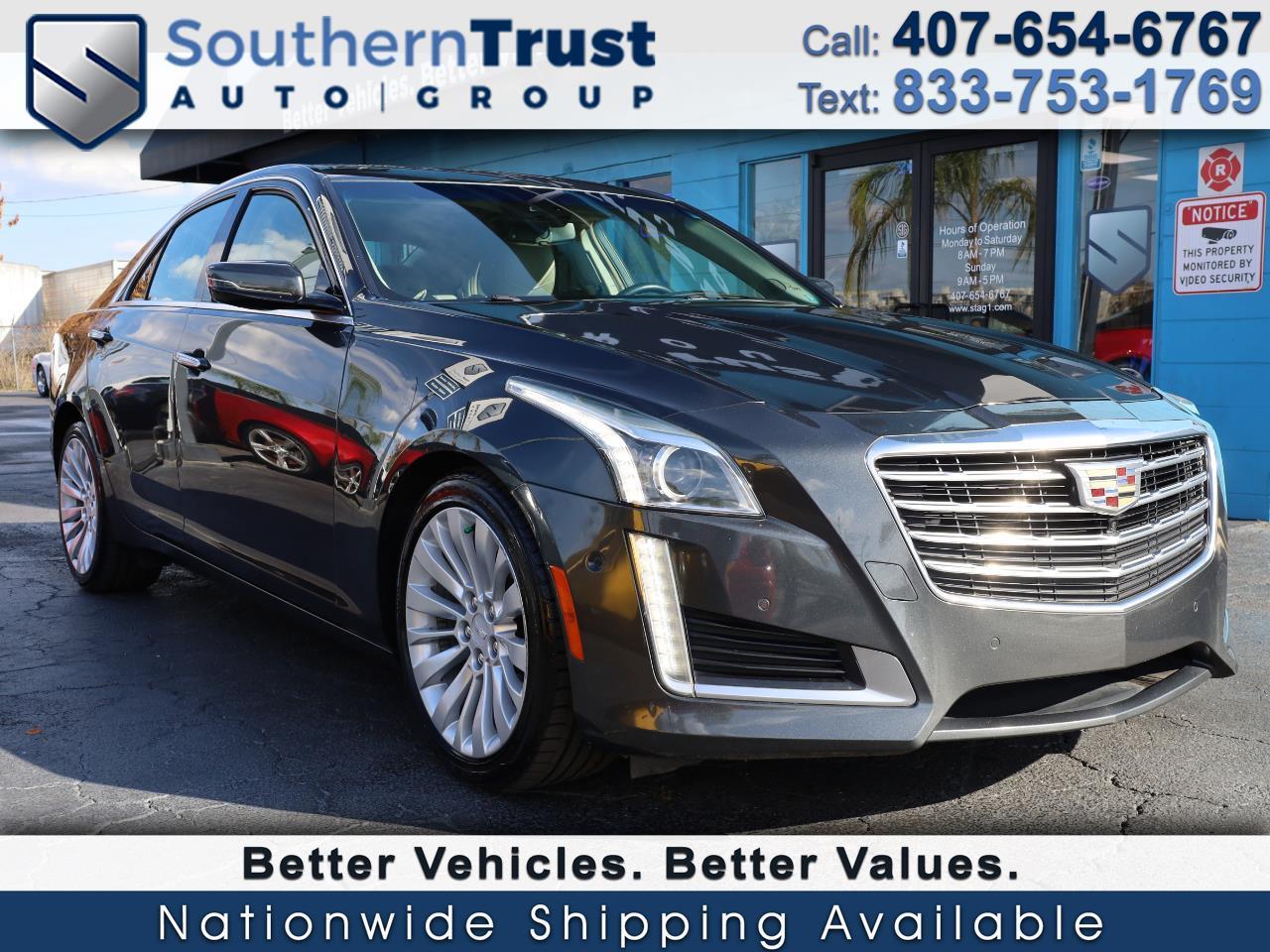 2018 Cadillac CTS Sedan 4dr Sdn 3.6L Premium Luxury RWD