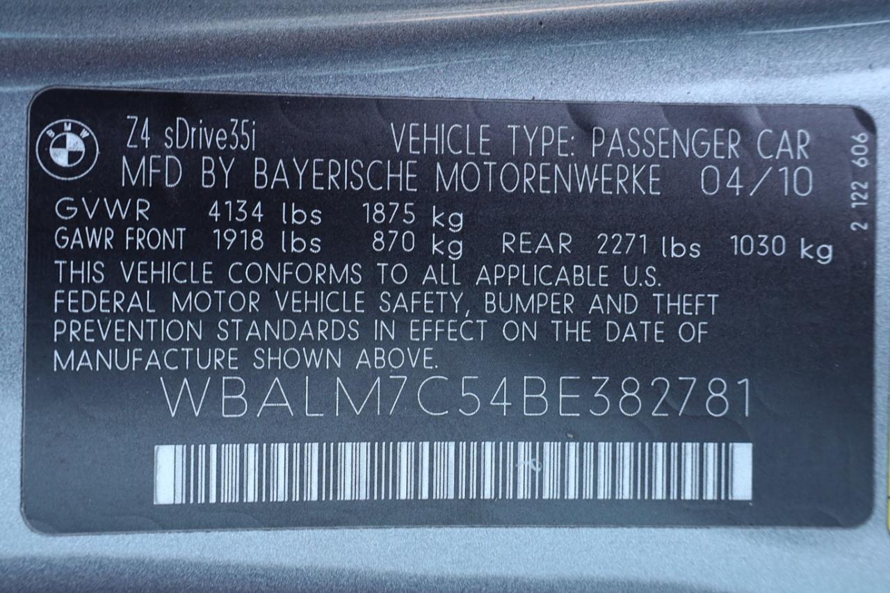 BMW Z4 2dr Roadster sDrive35i 2011