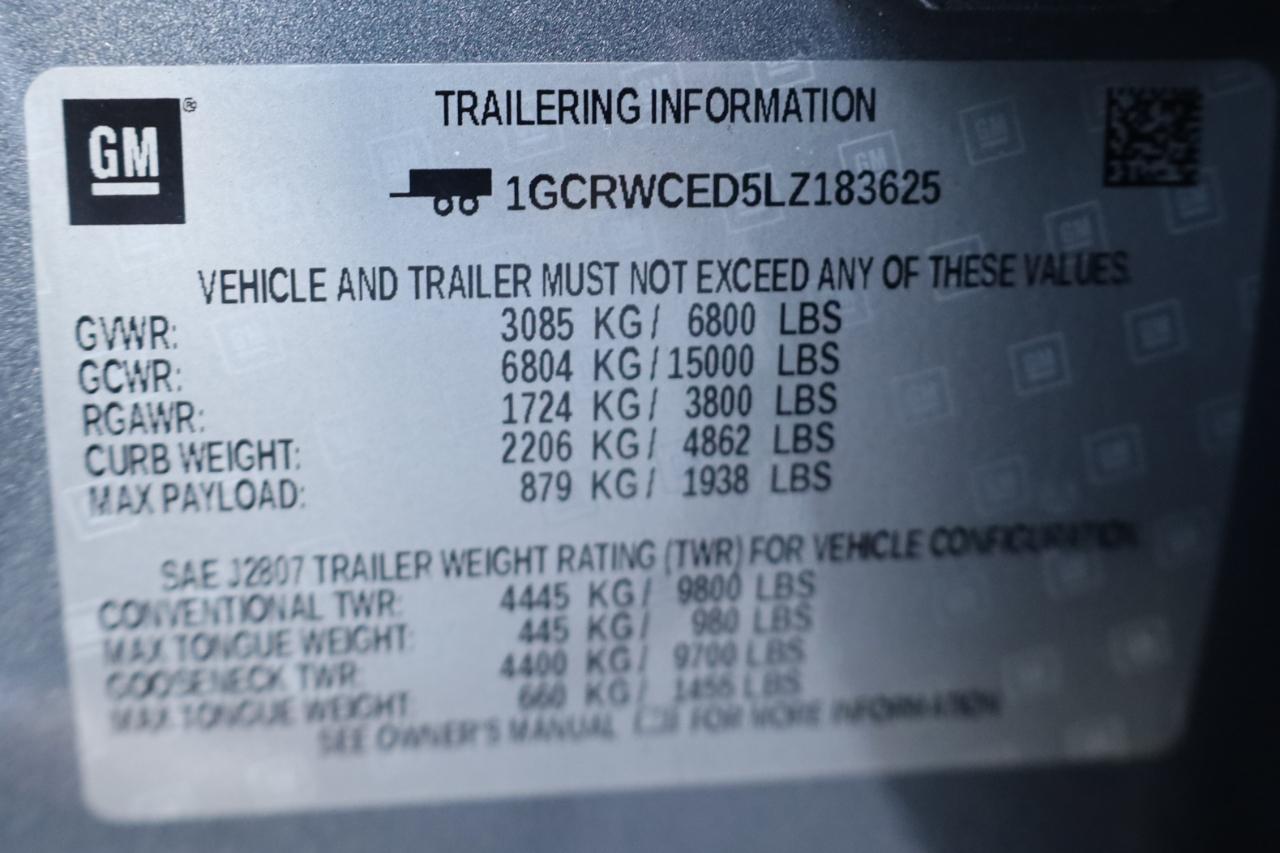 Chevrolet Silverado 1500 2WD Double Cab 147" LT 2020