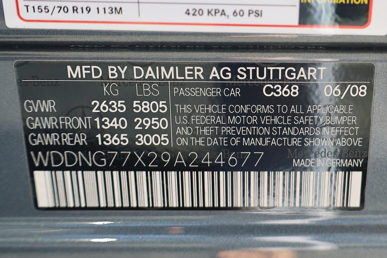 Mercedes-Benz S-Class 4dr Sdn 6.3L V8 AMG RWD 2009