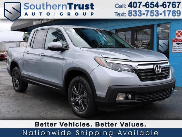 Silver 2019 Honda Ridgeline Sport AWD Pickup Truck All-Wheel Drive Automatic