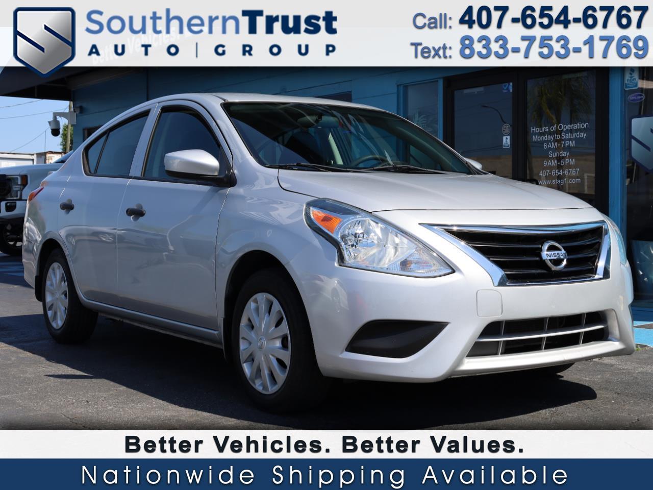 2018 Nissan Versa Sedan S Plus