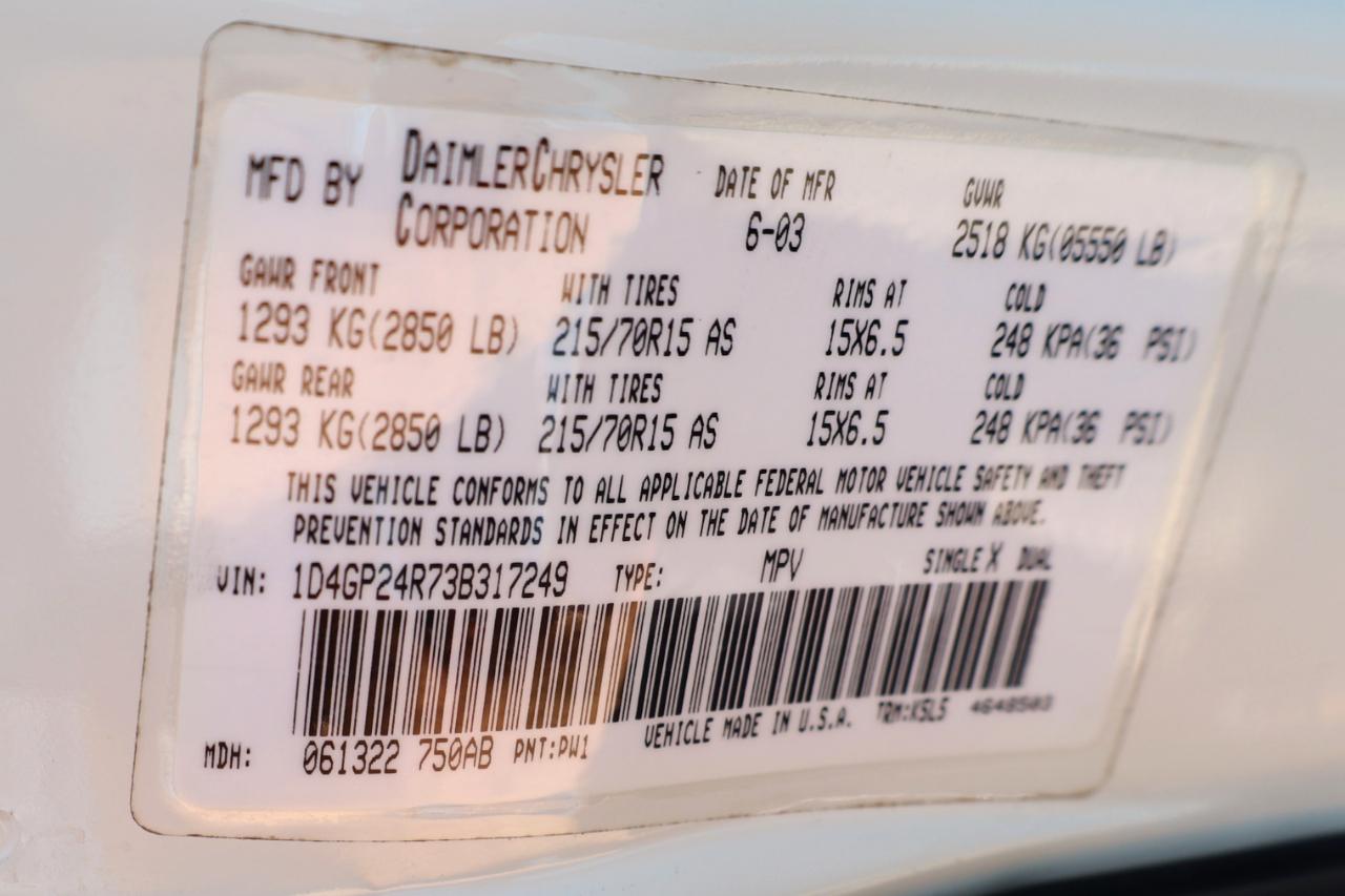 Dodge Caravan 4dr Grand SE 119" WB 2003