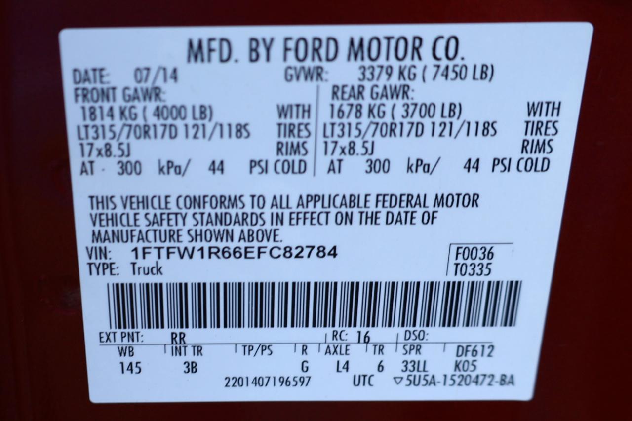 Ford F-150 4WD SuperCrew 145" SVT Raptor 2014