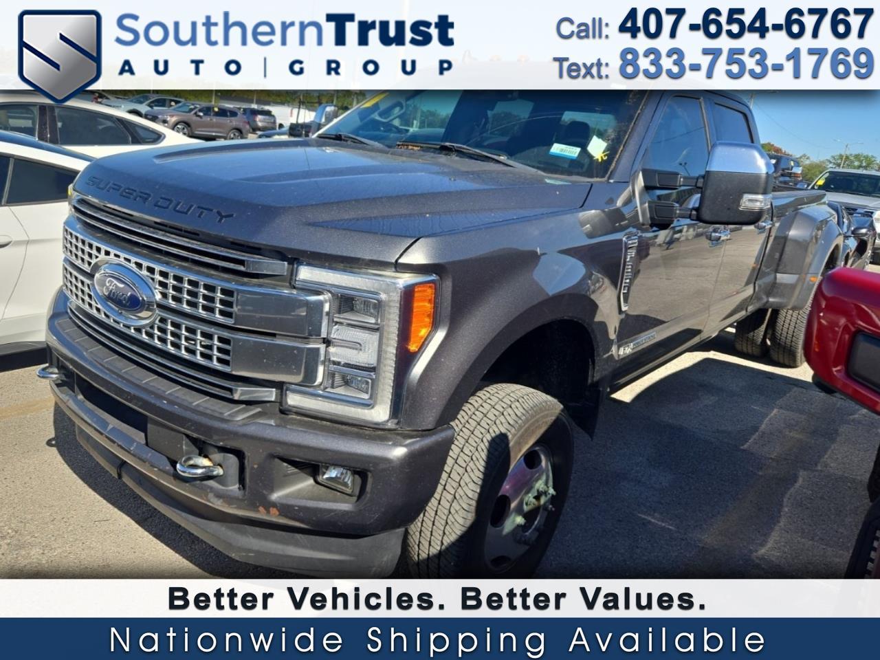 Ford Super Duty F-350 DRW Platinum 4WD Crew Cab 8' Box 2019