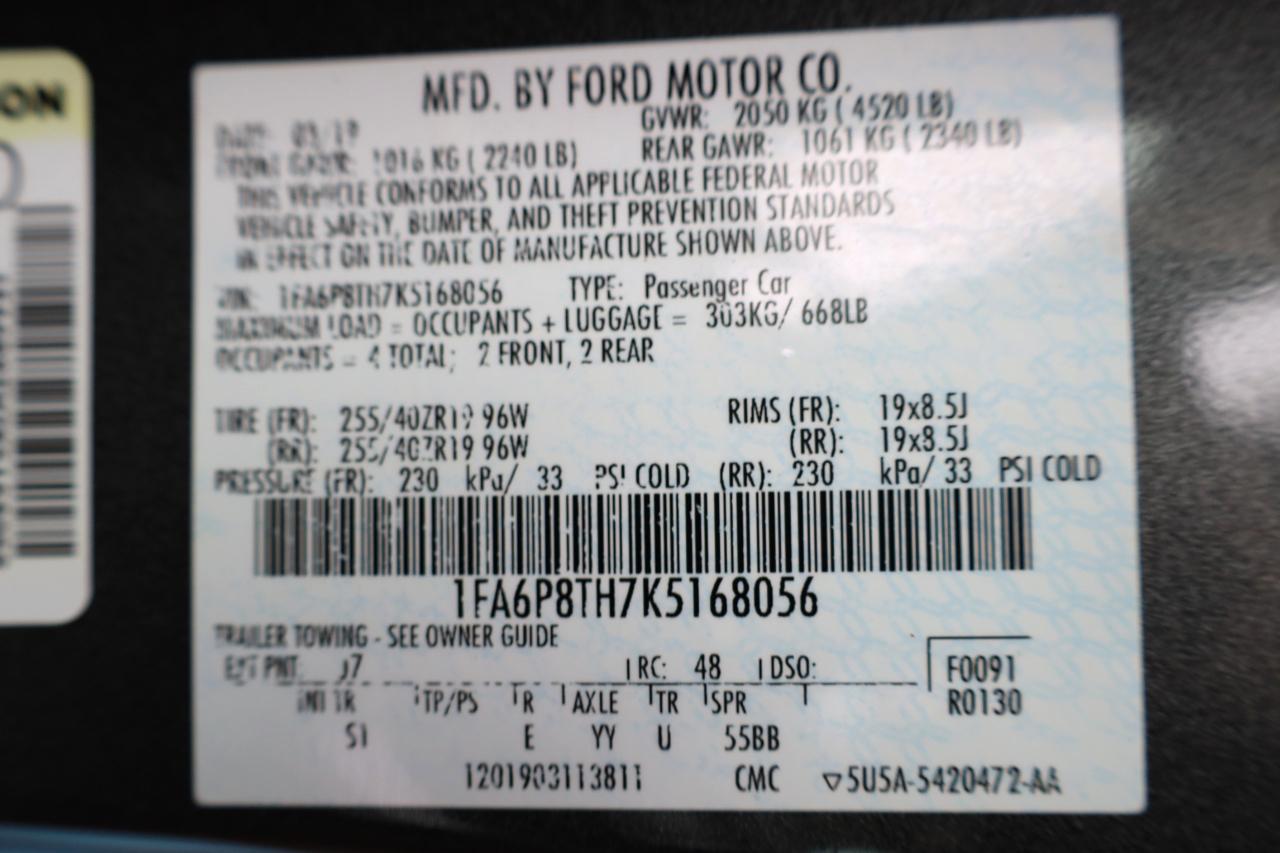 Ford Mustang EcoBoost Fastback 2019