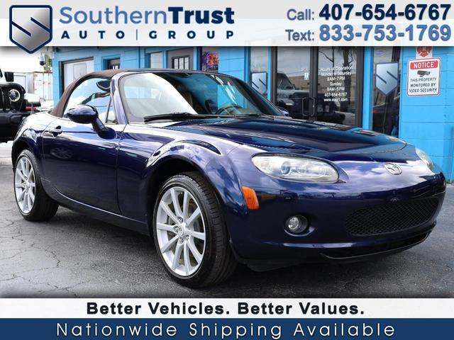 Blue 2008 Mazda MX-5 Miata Grand Touring Hardtop Convertible Convertible Rear-Wheel Drive Manual