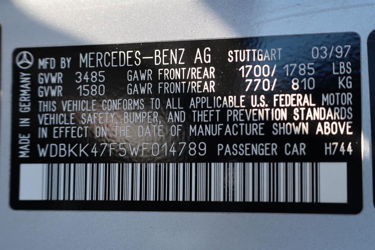 Mercedes-Benz SLK-Class 2dr Roadster 1998