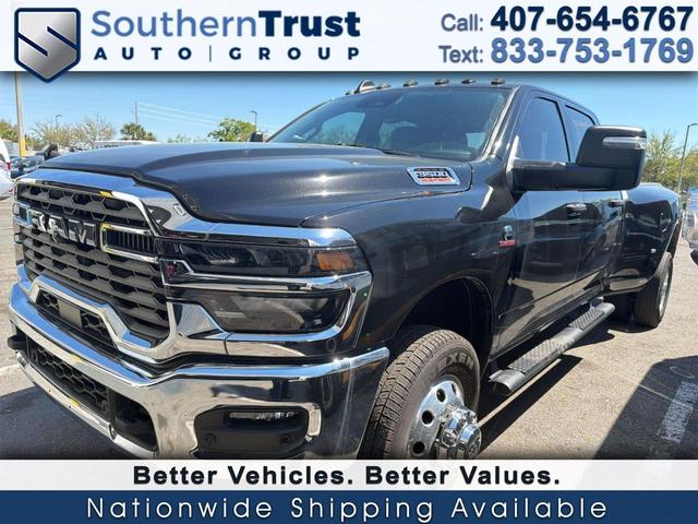 Black 2025 RAM 3500 Tradesman Crew Cab LB DRW 4WD Pickup Truck Four-Wheel Drive Automatic