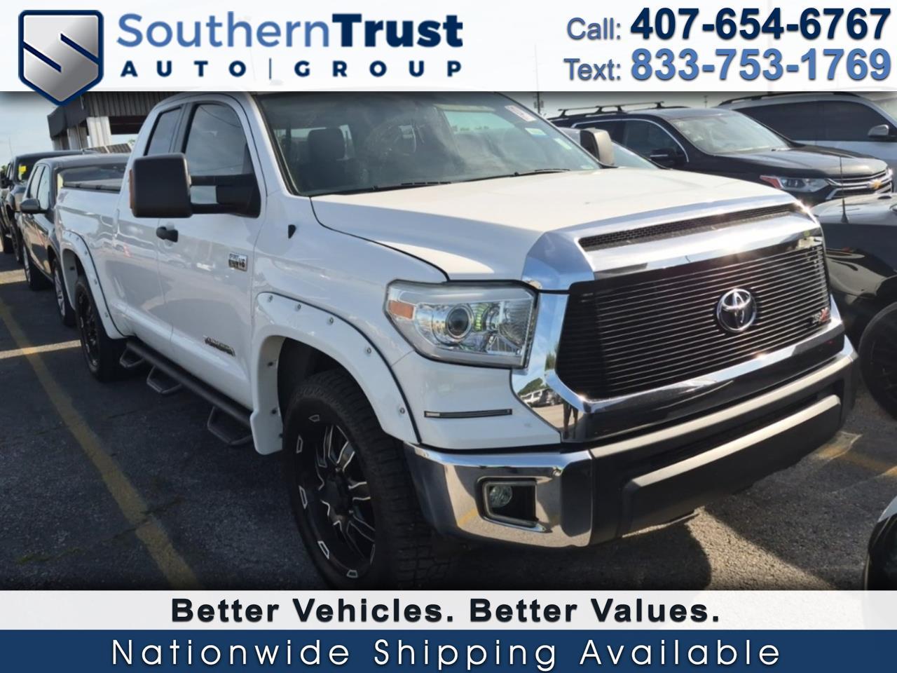 Toyota Tundra 4WD Truck Double Cab 5.7L FFV V8 6-Spd AT SR5 (Natl) 2015