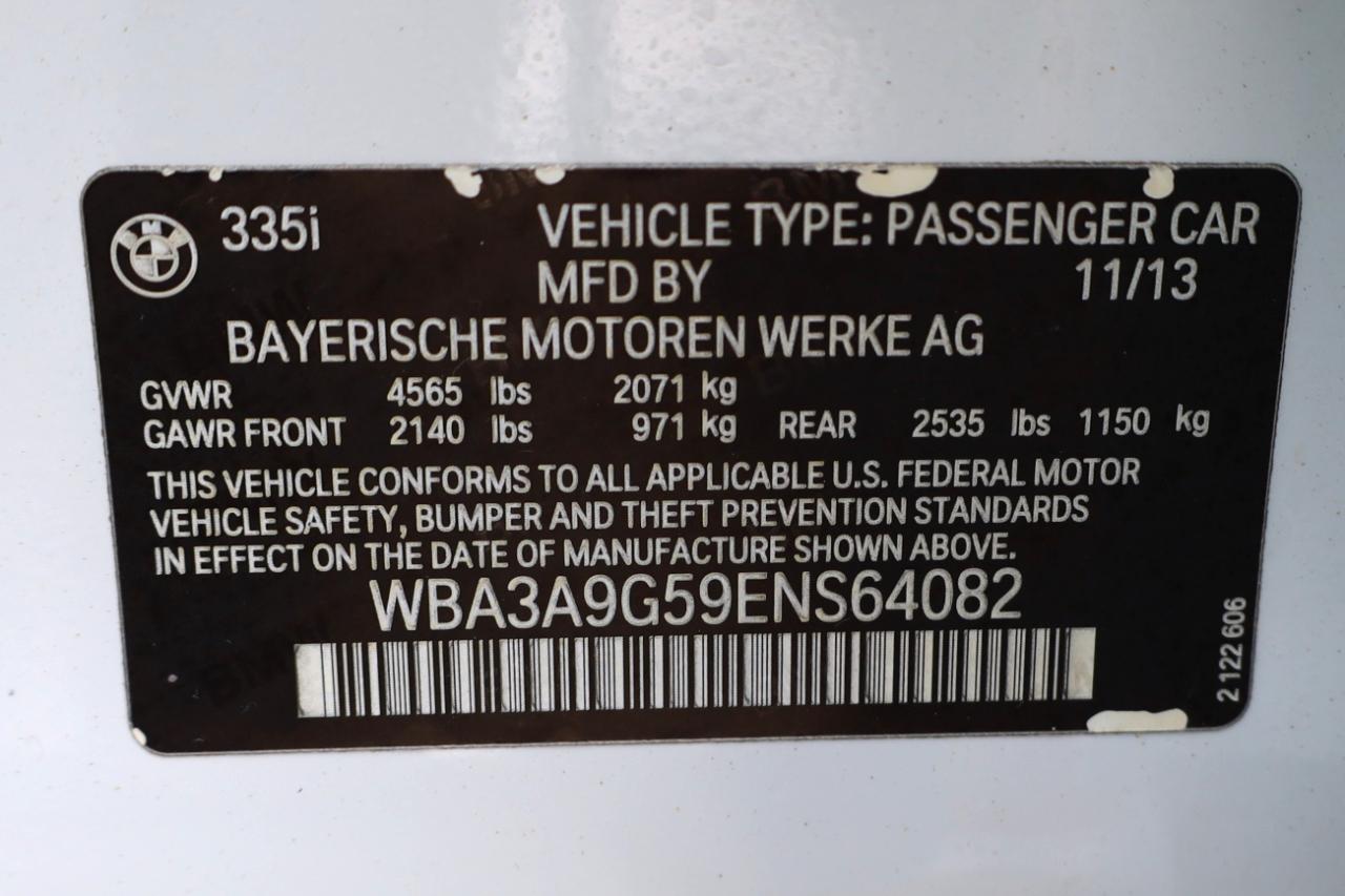 BMW 3 Series 4dr Sdn 335i RWD 2014