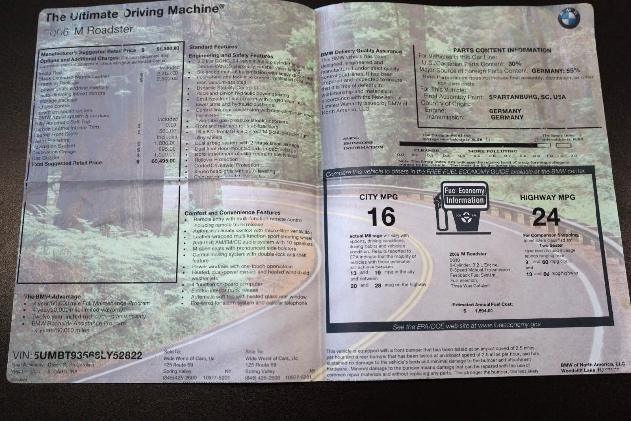 BMW Z4 M 2dr Roadster 2006