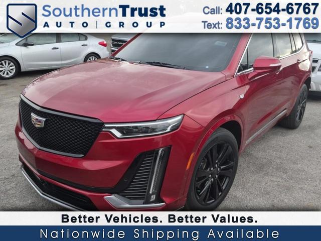 Red 2021 Cadillac XT6 Premium Luxury AWD SUV / Crossover Four-Wheel Drive Automatic