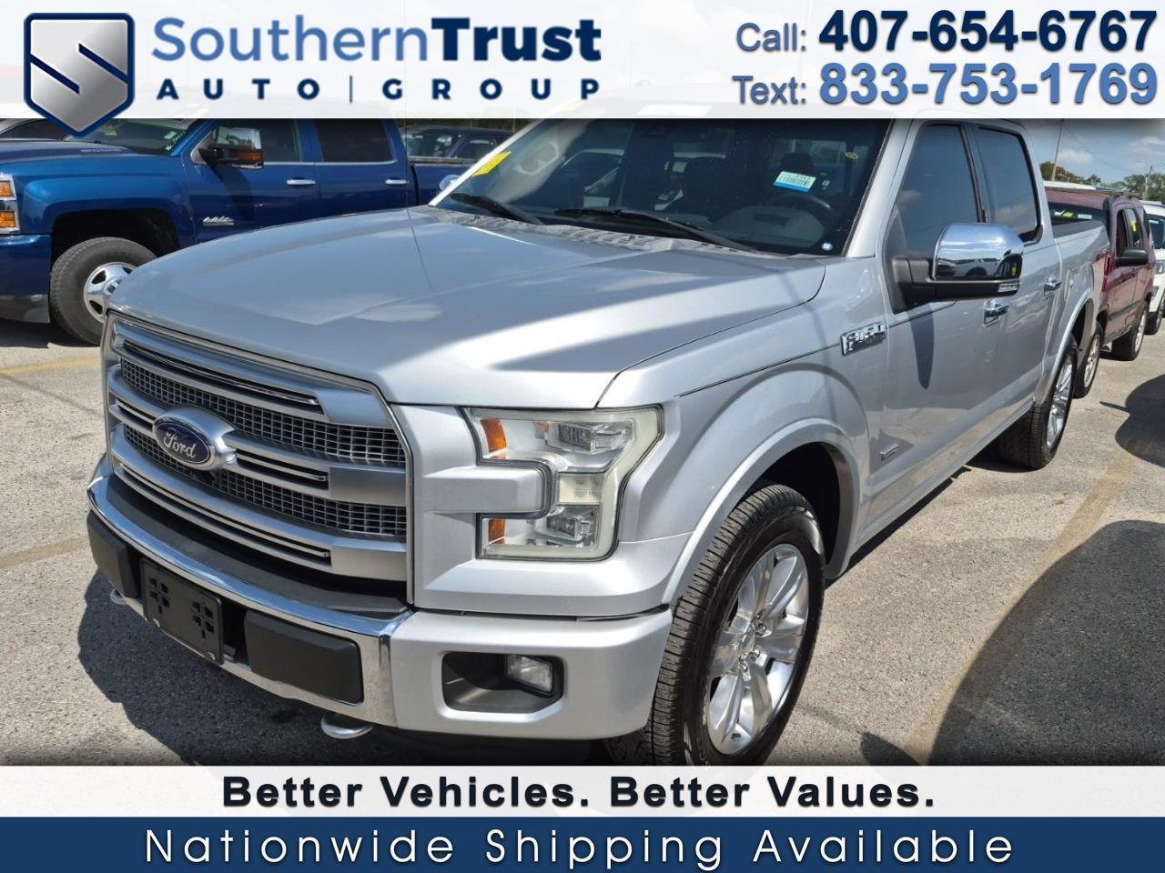 Ford F-150 4WD SuperCrew 145" Platinum 2016