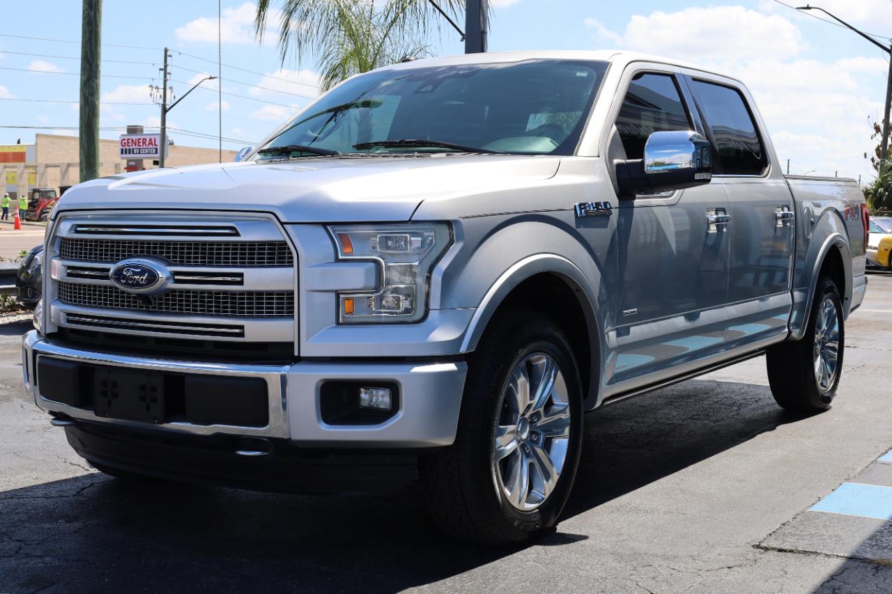 Ford F-150 4WD SuperCrew 145" Platinum 2016