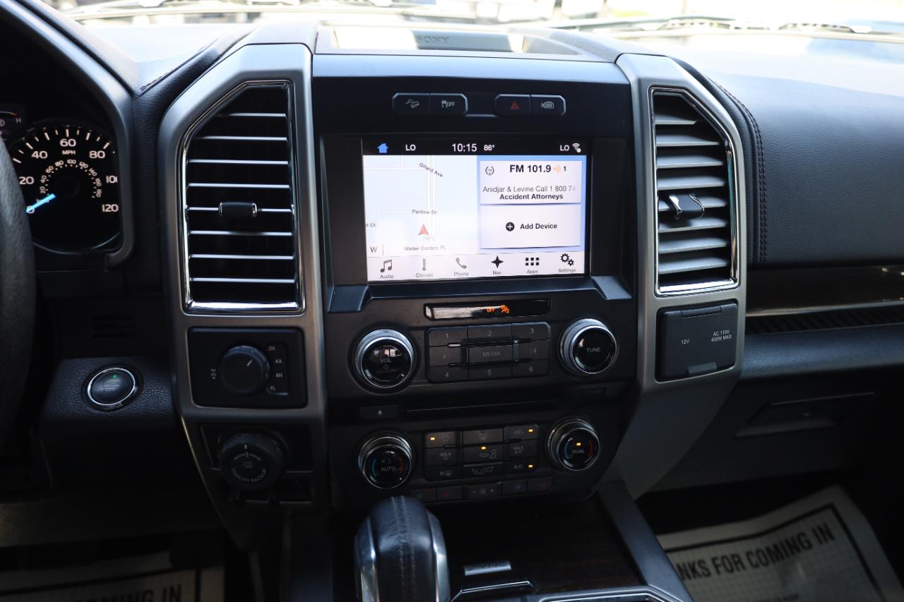 Ford F-150 4WD SuperCrew 145" Platinum 2016
