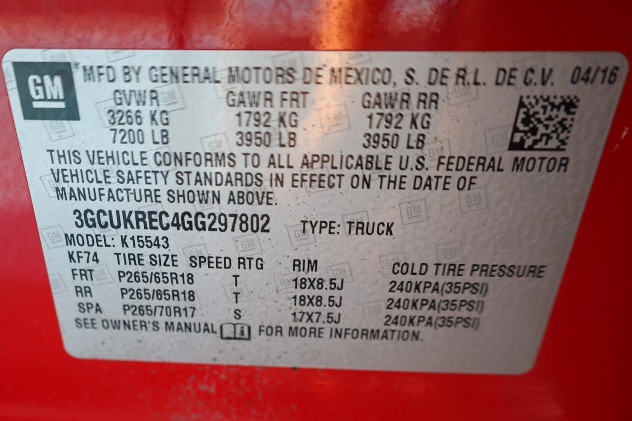 Chevrolet Silverado 1500 4WD Crew Cab 143.5" LT w/2LT 2016