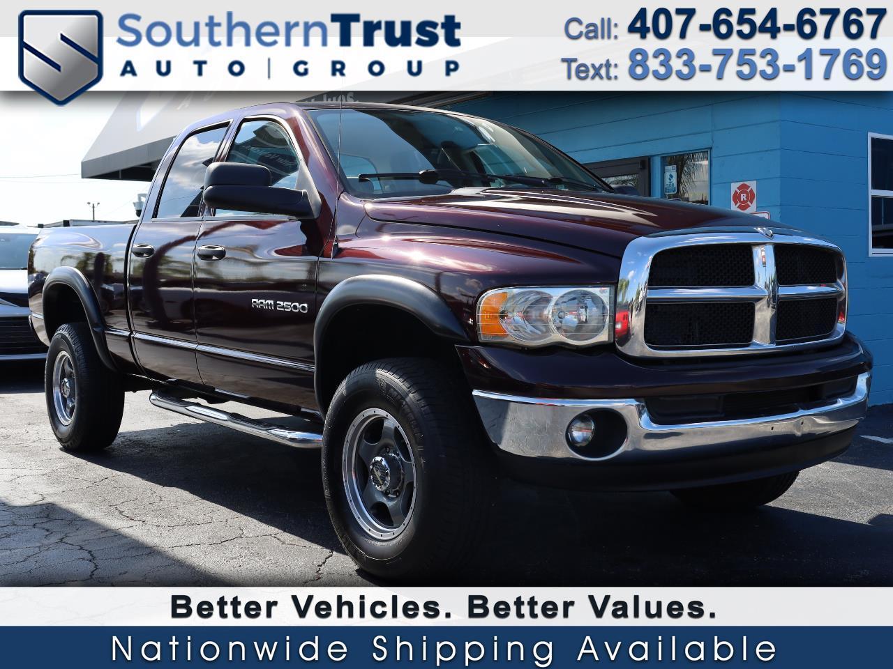 Dodge Ram 2500 4dr Quad Cab 140.5" WB 4WD SLT 2004