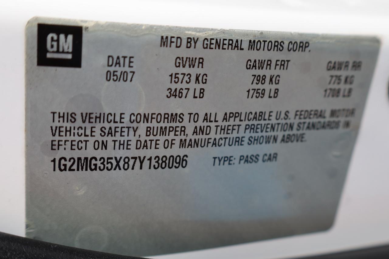Pontiac Solstice 2dr Convertible GXP 2007