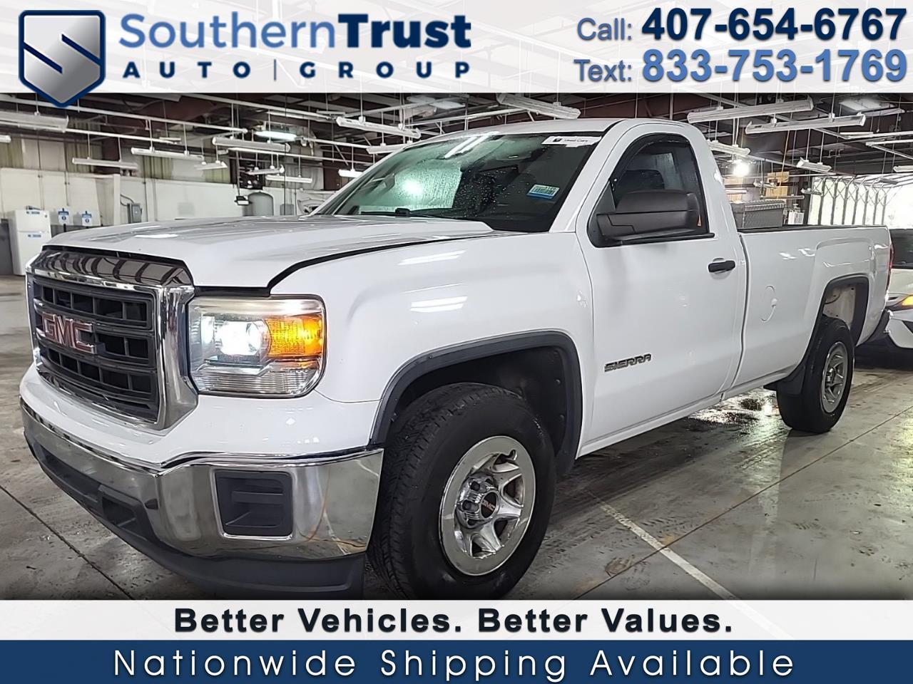 GMC Sierra 1500 2WD Reg Cab 119.0" SLE 2014